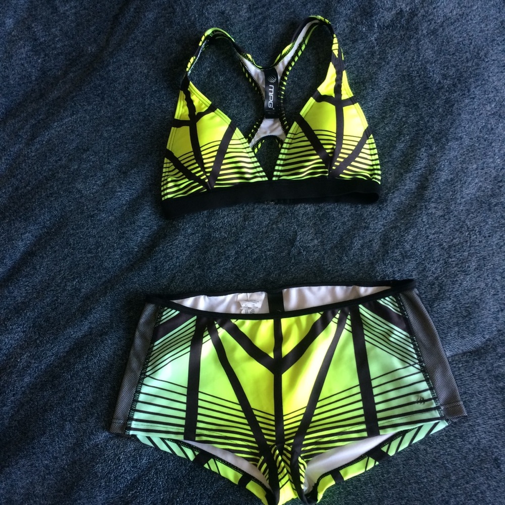 - MPG Sport Swim Eclipse Bikini Shorts and Lucy Top